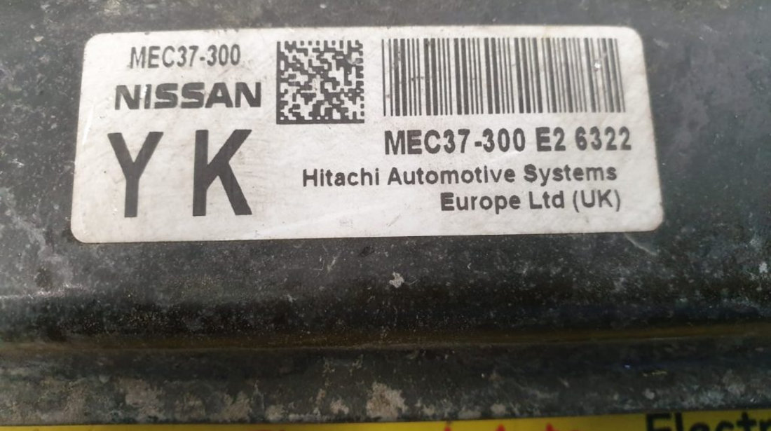 ECU Calculator Motor Nissan Micra 1.2, MEC37300YK, E26322