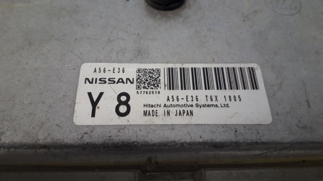 ECU Calculator motor Nissan Micra 57762518, A56E36T6X1805