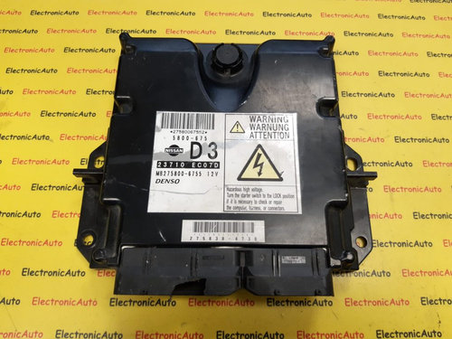 ECU Calculator motor Nissan Navara 23710EC07D MB2758006755