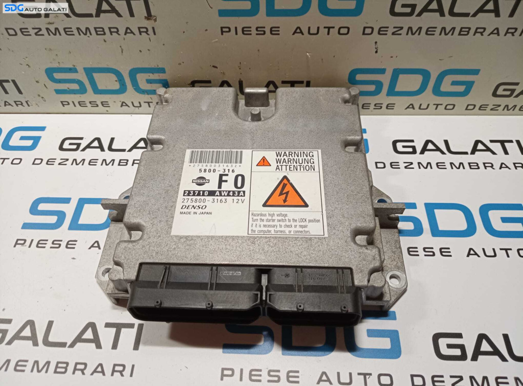 ECU Calculator Motor Nissan Primera 2.2 2002 - 2007 Cod 275800-3163 23710-AW43A [M5986]