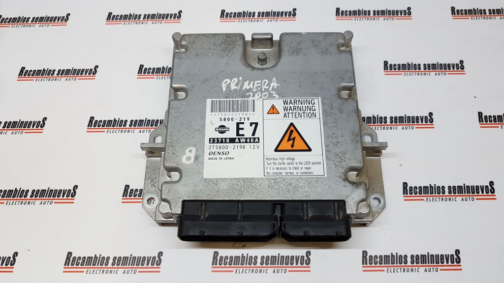 ECU Calculator Motor NISSAN PRIMERA, , 23710AW40A, 2758002198, 5800219,