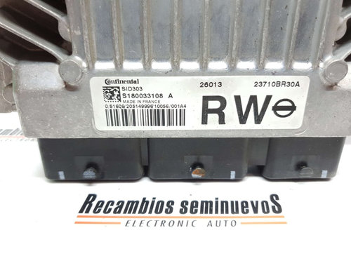 ECU Calculator motor Nissan Qashqai 1.5 dci 23710BR30A, S180033108A, SID303