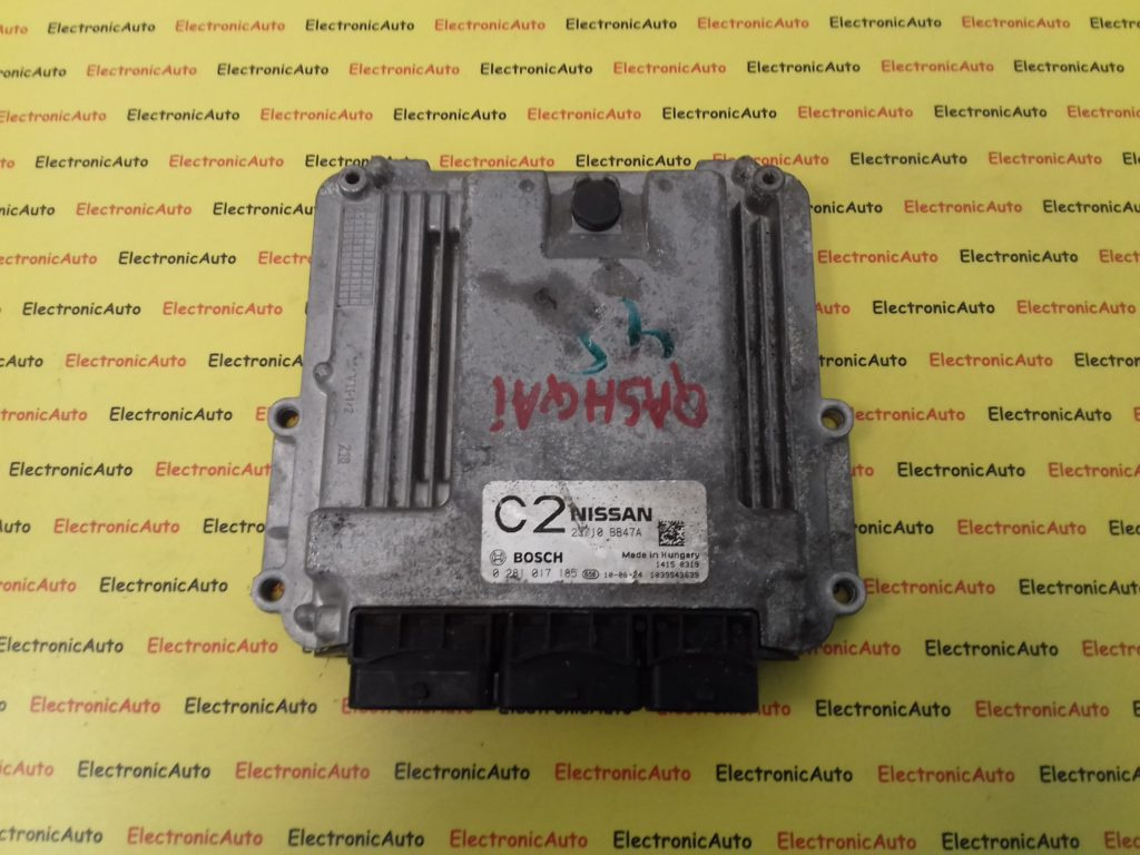ECU Calculator Motor Nissan Qashqai 2.0 DCI, 23710BB47A, 0281017185