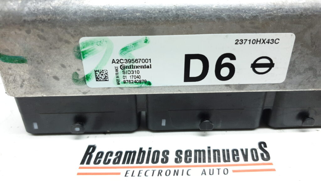 ECU Calculator motor Nissan Qashqai 23710HX43C, A2C39567001
