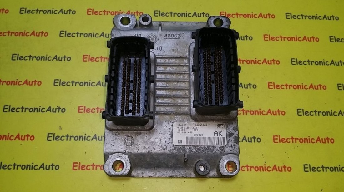 ECU Calculator motor Opel Agila 1.0 0261206273, 09164459AK