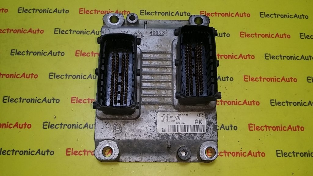 ECU Calculator motor Opel Agila 1.0, 0261206273, 09164459AK,