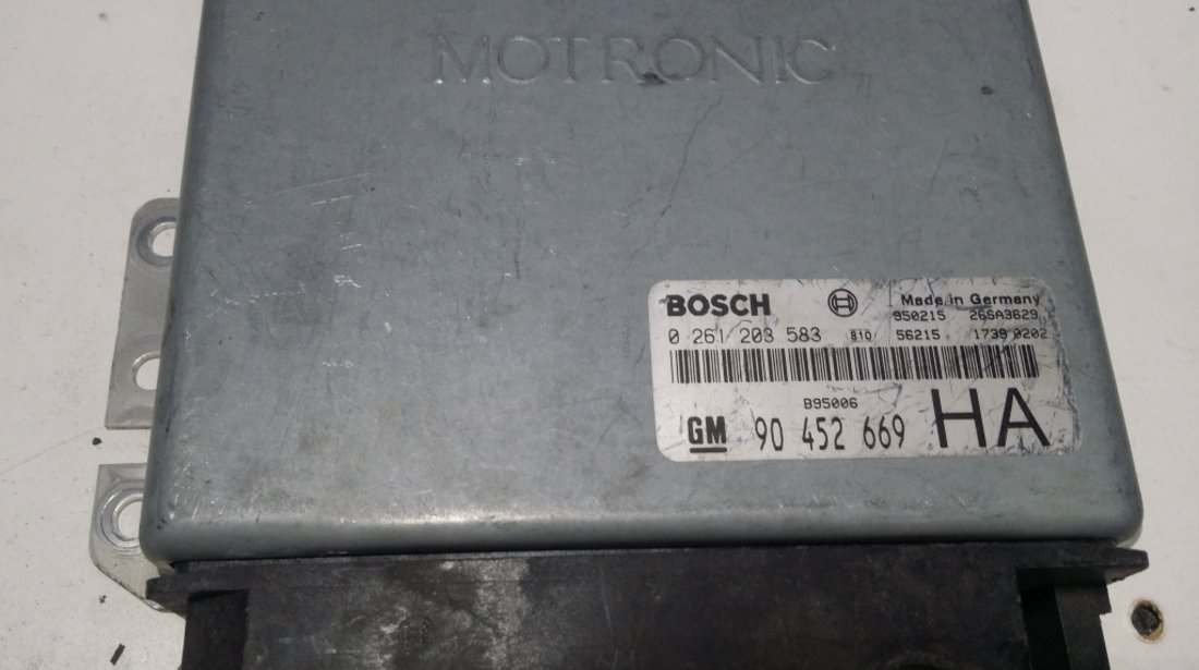 ECU Calculator motor Opel Astra 0261203583, 90452669HA
