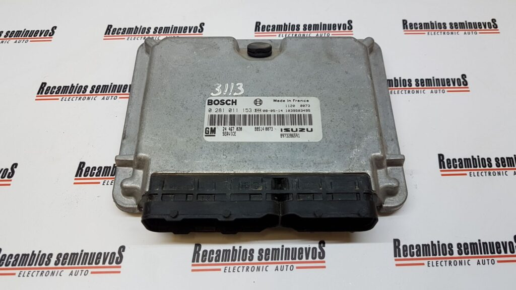 ECU Calculator Motor OPEL ASTRA, 0281011153, 24467020, 8973286591,