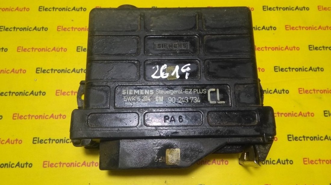 ECU Calculator motor Opel Astra 5WK6204, 90243734