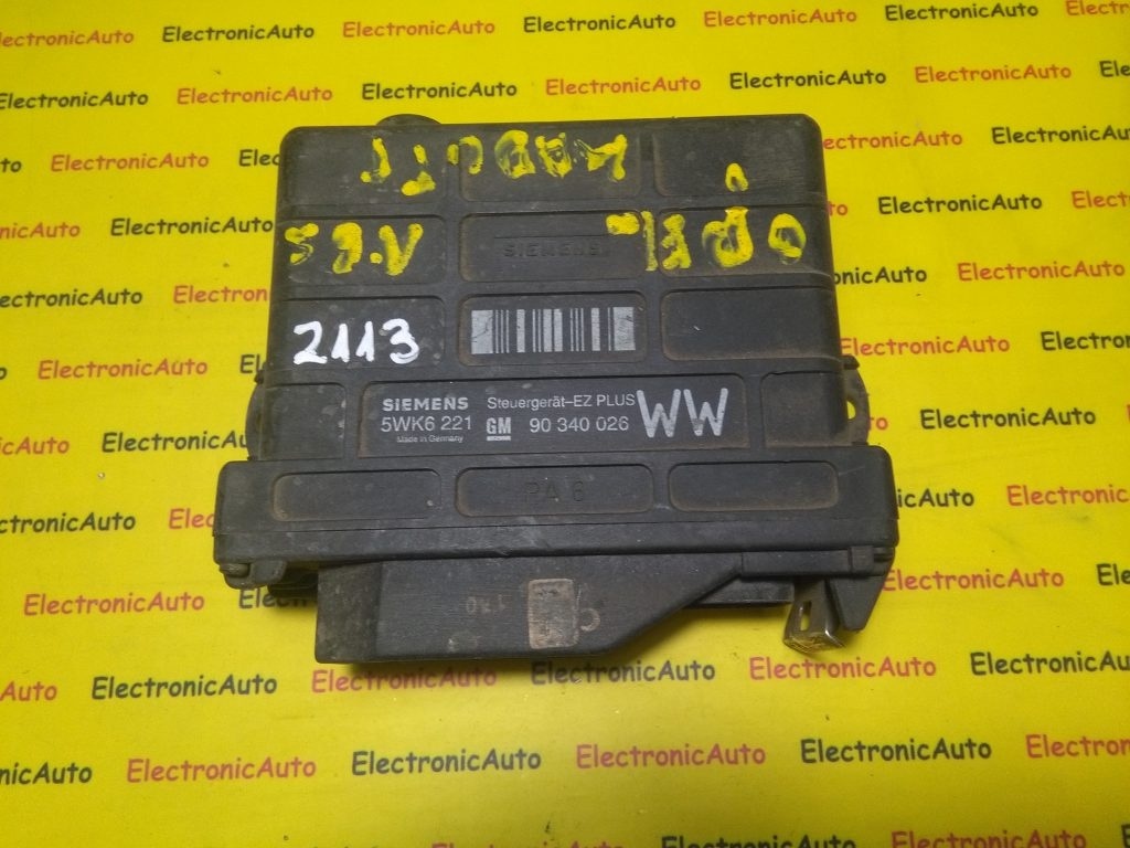 ECU Calculator motor Opel Astra 5WK6221, 90340026