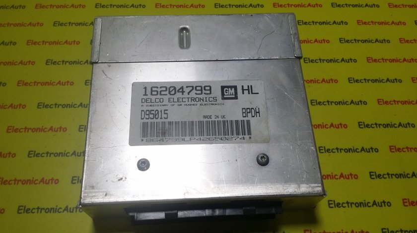 ECU Calculator motor Opel Astra F 1.4 16204799 HL