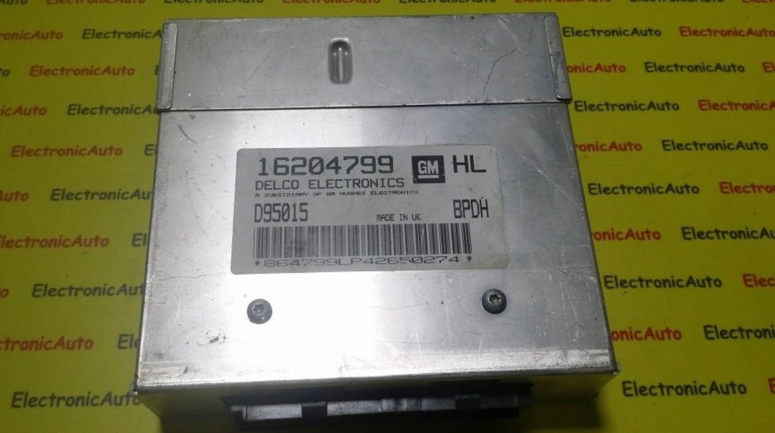 ECU Calculator motor Opel Astra F 1.4 16204799 HL