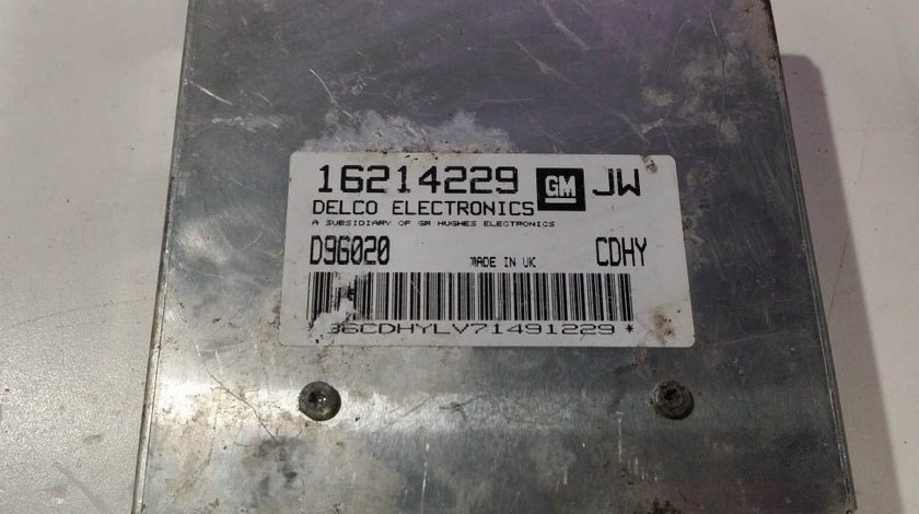 ECU Calculator motor Opel Astra F 1.6 16214229 JW CDHY