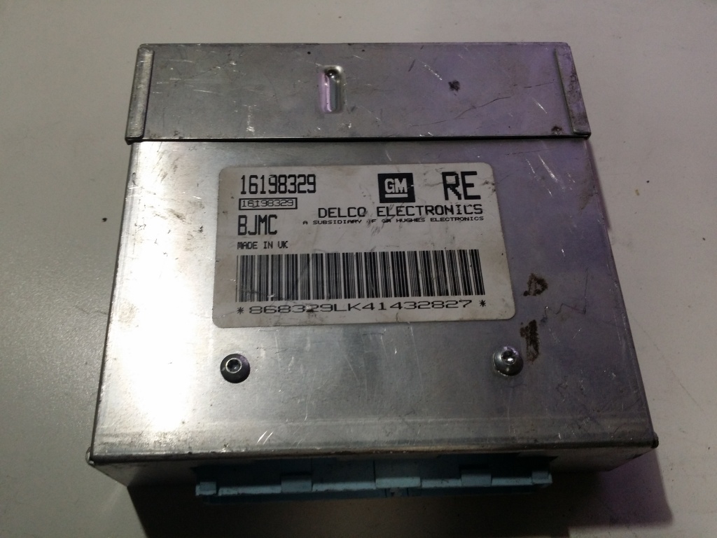 ECU Calculator motor Opel Astra F 1.6 BJMC 16198329 RE