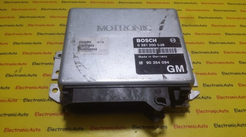 ECU Calculator motor Opel Astra F 2.0 0261200538 GM90354094