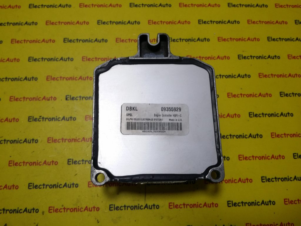 ECU Calculator motor Opel Astra G 1.6 09355929, DBKL