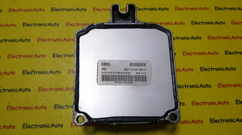 ECU Calculator motor Opel Astra G 1.6 09355929, DBKL