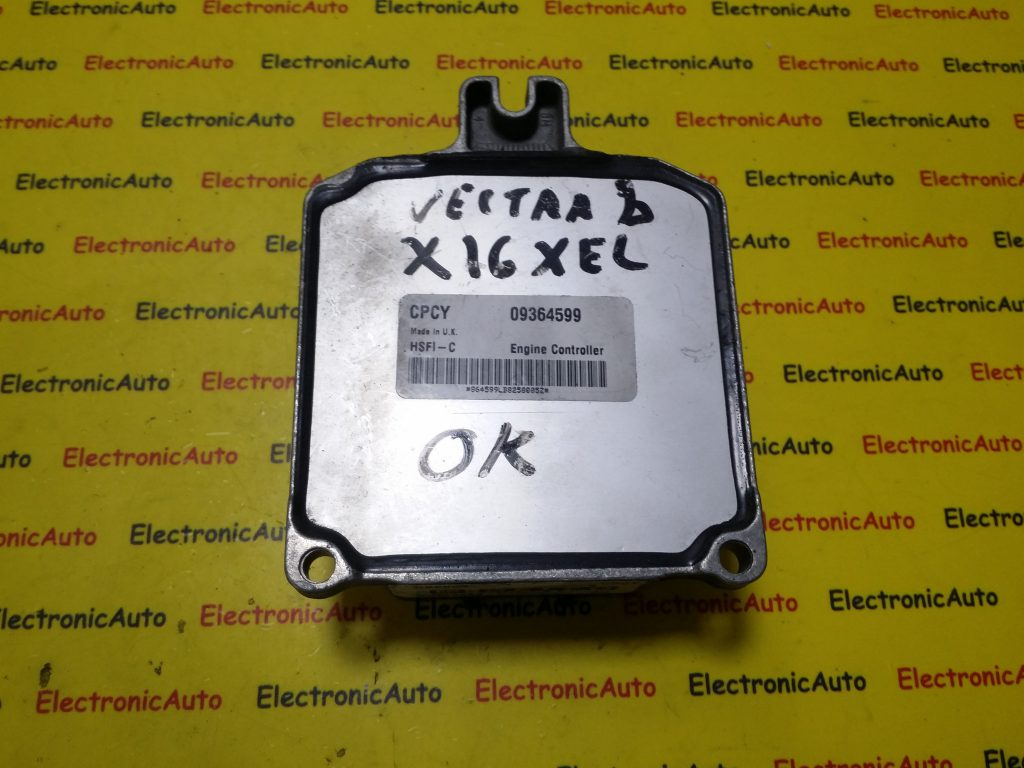 ECU Calculator motor Opel Astra G 1.6 09364599, X16XEL, CPCY