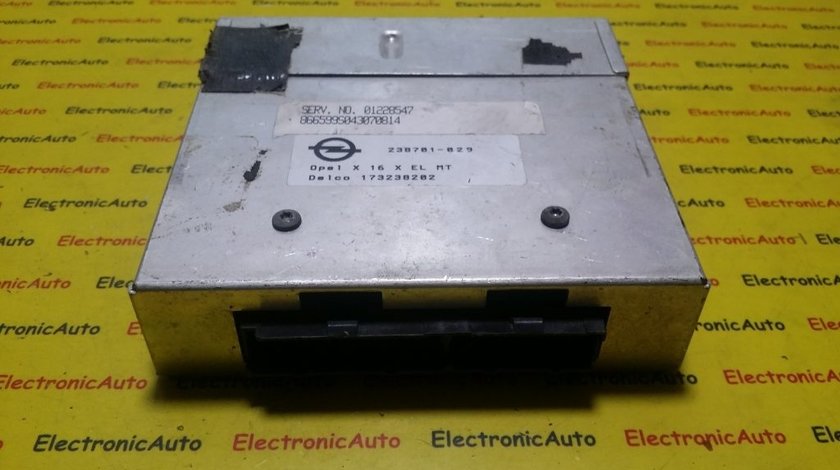 ECU Calculator motor Opel Astra G 1.6 16206304, 01228547