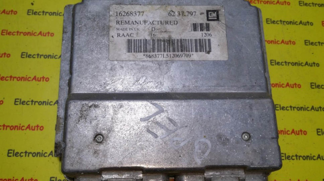 ECU Calculator motor Opel Astra G 1.6 16268377