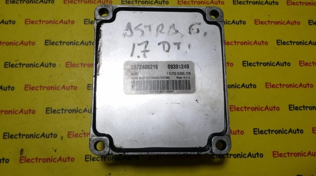 ECU Calculator motor Opel Astra G 1.7 dti 09391249, DLCC