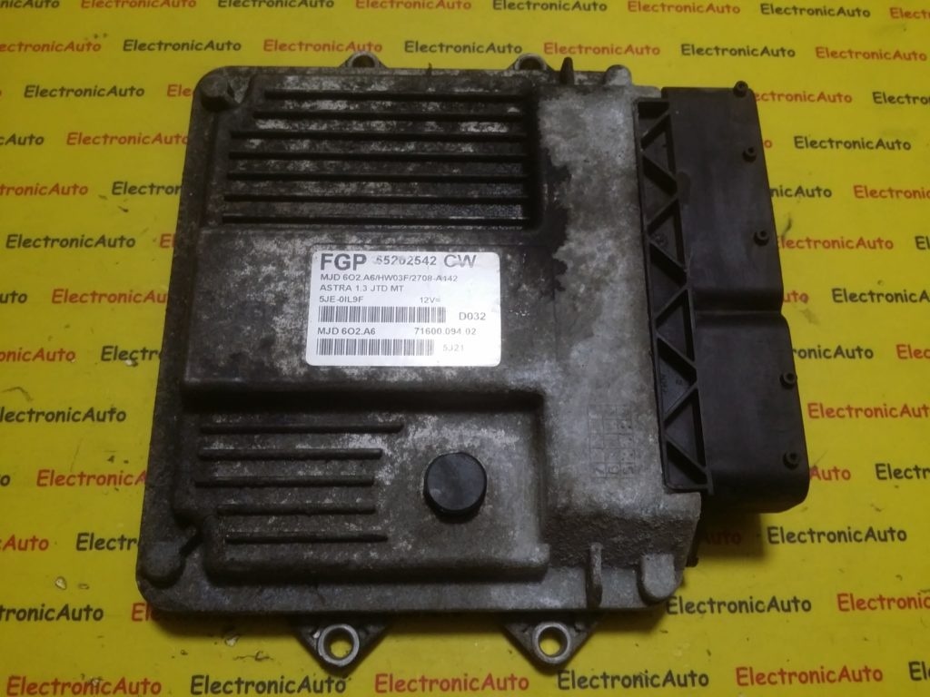 ECU Calculator motor Opel Astra H 1.3CDTI 55202542, 7160009402