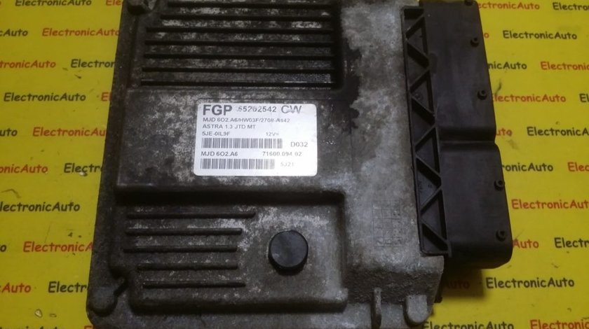 ECU Calculator motor Opel Astra H 1.3CDTI 55202542, 7160009402