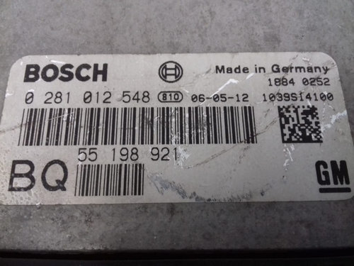 ECU Calculator Motor Opel Astra H 1.9 CDTI, 0281012548, 55198921