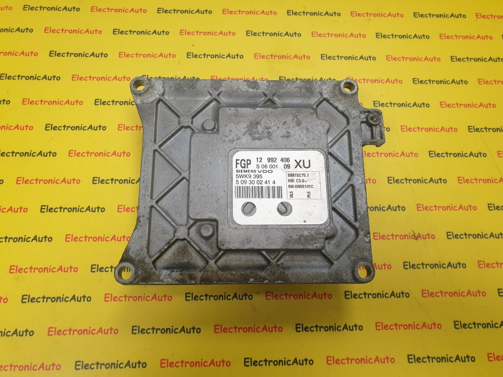 ECU Calculator motor Opel Astra H, 12992406, SIMTEC751,