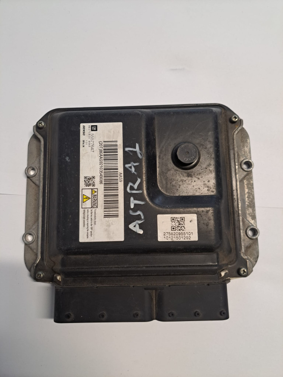 ECU Calculator Motor Opel Astra J Motor 1.7 CDTI - COD 275820955101/10121501292
