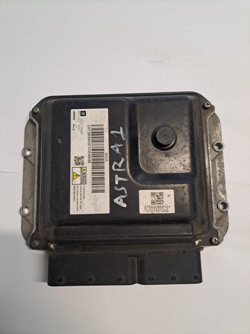 ECU Calculator Motor Opel Astra J Motor 1.7 CDTI - COD 275820955101/10121501292