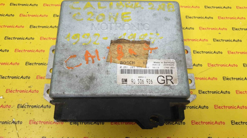 ECU Calculator Motor Opel Calibra 2.0, 0261203653, 90506926GR