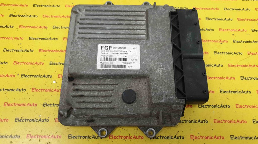 ECU Calculator Motor Opel Corsa 1.3CDTi, 55190069 WJ, 7160002303, MJD6JOC2