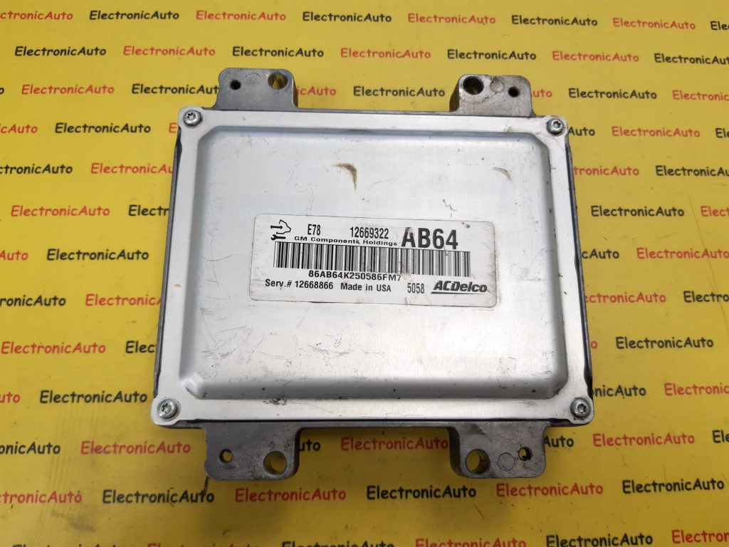 ECU Calculator Motor Opel CORSA 12669322 AB64, 12668866,