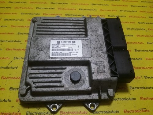 ECU Calculator motor Opel Corsa, 55197119, 7160009100,