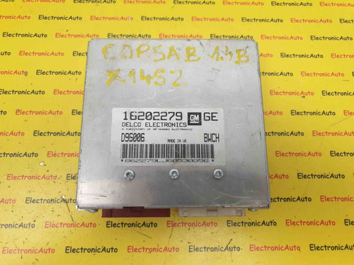 ECU Calculator Motor Opel Corsa B 1.4, 16202279 GE, BWCH, D96006