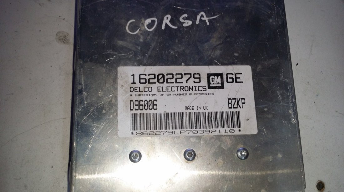 ECU Calculator motor Opel Corsa B 1.4 BZKP 16202279 GE