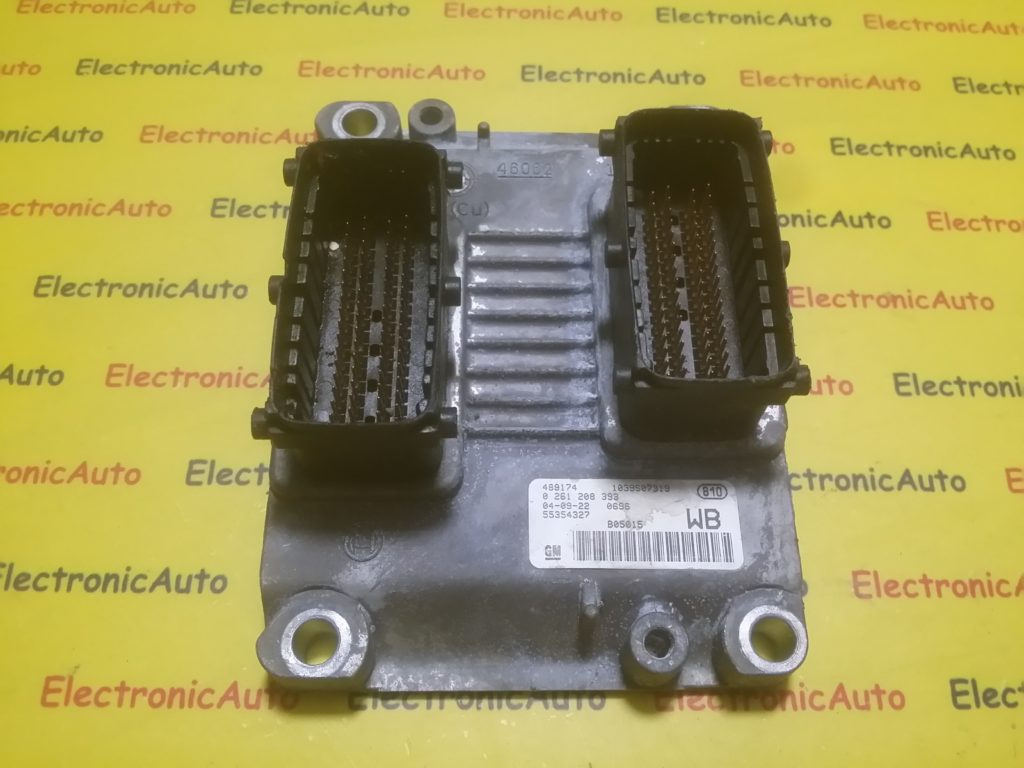ECU Calculator motor Opel Corsa C 1.0 0261208393, 55354327