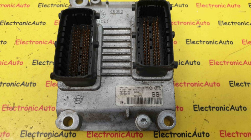 ECU Calculator Motor Opel Corsa C 1.2, 0261208253, 55352622, SS