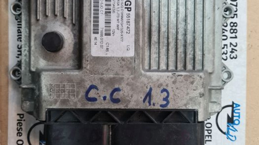 ECU Calculator motor Opel Corsa C 1.3 cdti Z13DT 55187472 LQ MJD6J0C1