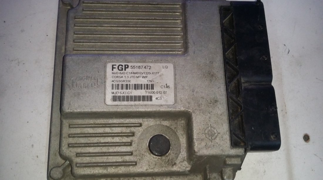 ECU Calculator motor Opel Corsa C 1.3CDTI FGP 55187472