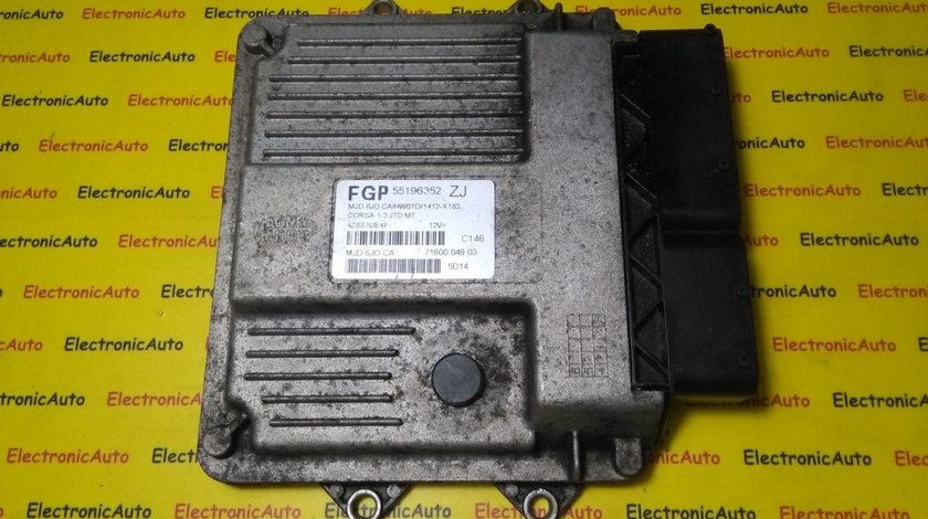 ECU Calculator Motor Opel Corsa C 1.3CDTi, 55196352ZJ, 7160004903, MJD6JO.CA, HW01D