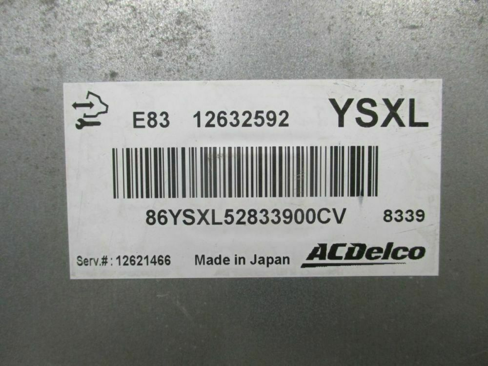 ECU Calculator motor Opel Insignia, 12632592 YSXL, 12621466,