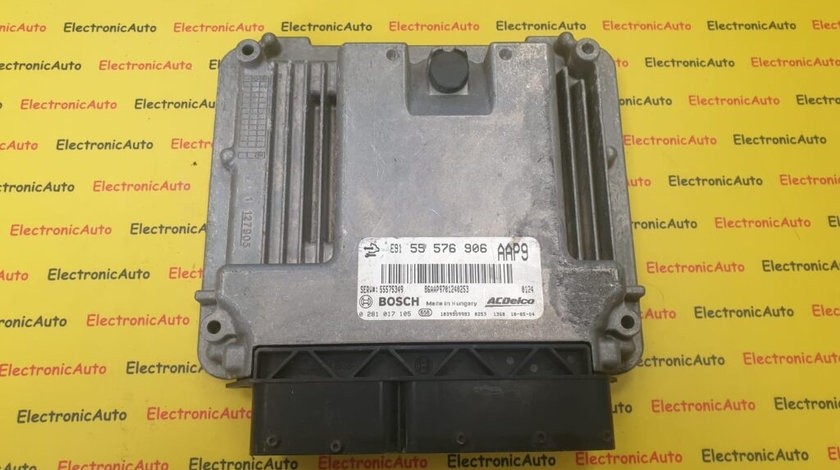 ECU Calculator Motor Opel Insignia 2.0 CDTI, 0281017105, 55576906