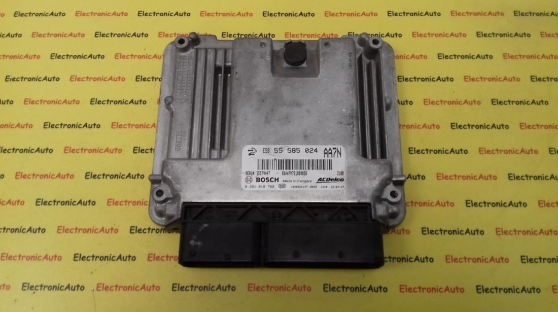 ECU Calculator Motor Opel Insignia 2.0 CDTI, 0281018769, 55585024