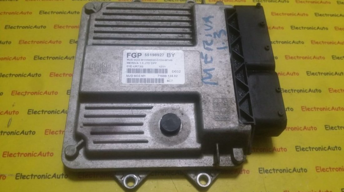 ECU Calculator motor Opel Meriva 1.3CDTI 55198927, 7160012402