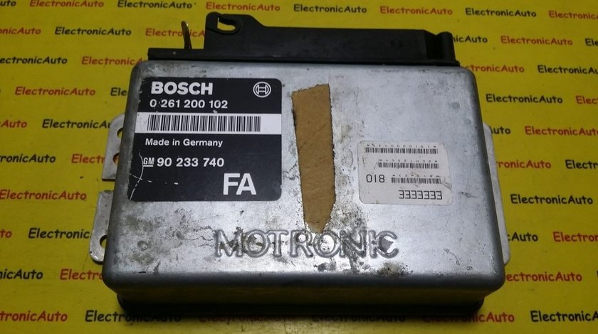 ECU Calculator motor Opel Omega 2.0 0261200102, 90233740