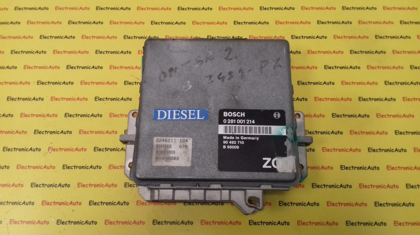 ECU Calculator Motor Opel Omega 2.5TD, 0281001214, 90492710