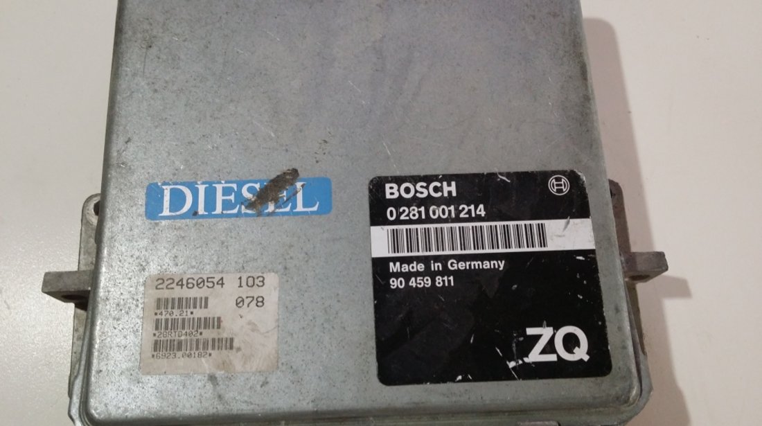 ECU Calculator motor Opel Omega 2.5TD 0281001214