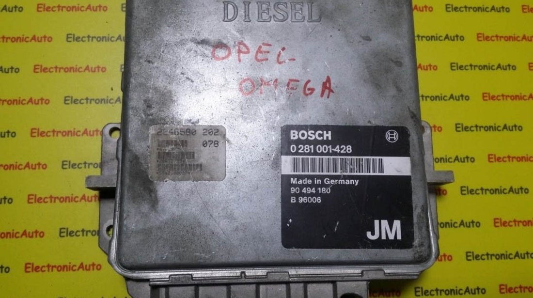 ECU Calculator motor Opel Omega 2.5TD 0281001428